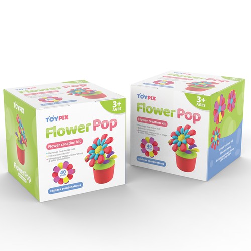 FlowerPop toy - box design Design by -RD-