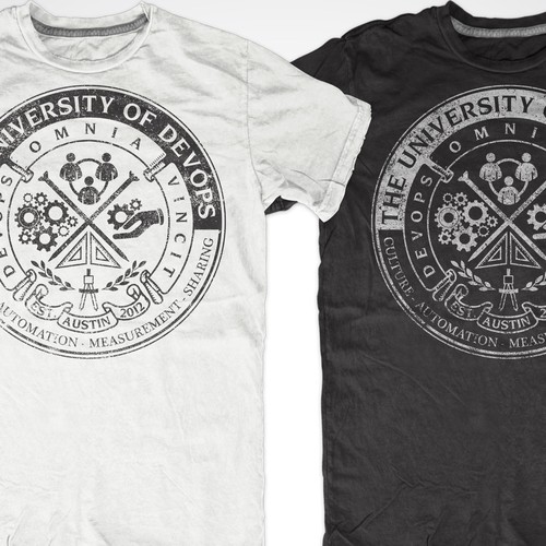 University themed shirt for DevOps Days Austin Design von Simeo