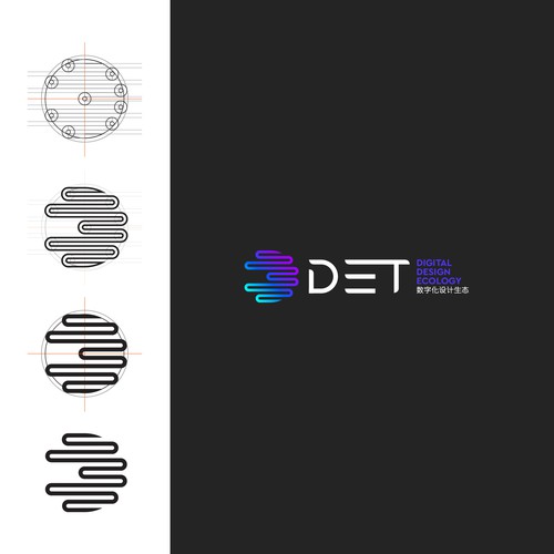 DET——Industrial Design Company Logo Design (Gold) Design by EXPOinf