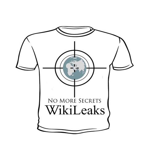 New t-shirt design(s) wanted for WikiLeaks Diseño de lschicky