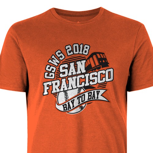 Design a Bold T-Shirt for San Francisco Athletes going to Softball World Series! Design by Ti4