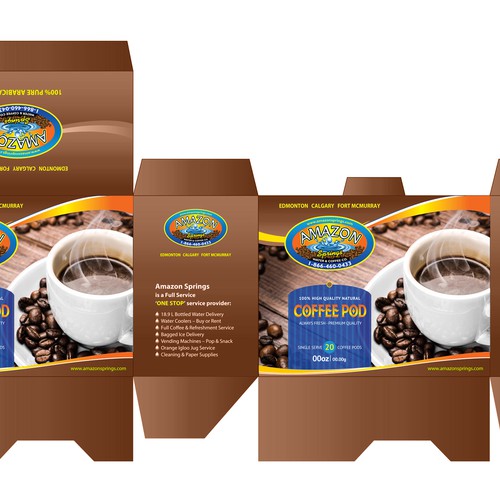 Designs | Amazon Springs Water Co. Ltd. - Looking for Coffee Packaging ...