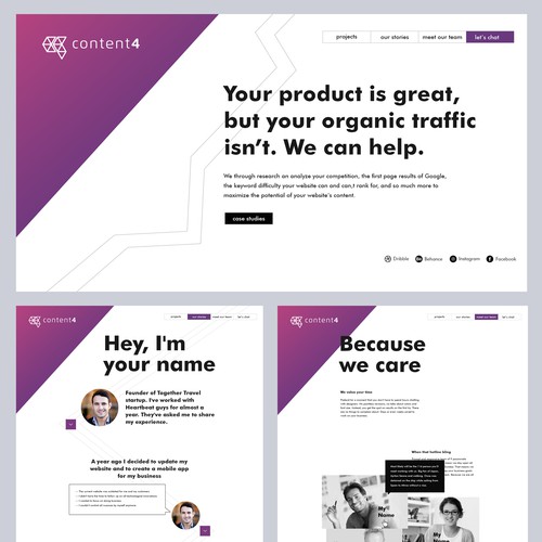Web page design contest entry by Steve_job