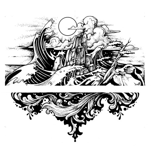 Proposta di design per un contest della categoria Tatuaggio realizzata da baduy graphic