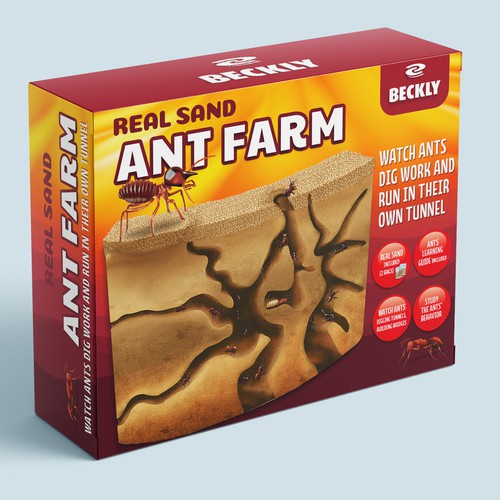 Eye Catching Ant Farm Box Design Design by Radmilica