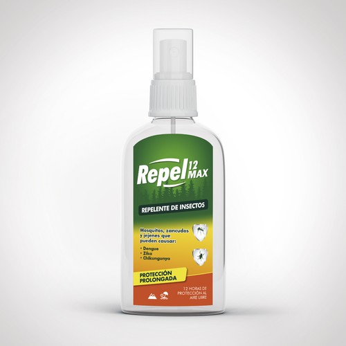 Repel 12 Max Etiqueta Design by Anrally