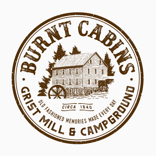 Vintage Logo for Pennsylvania Campground Design by DIX LIX MIX