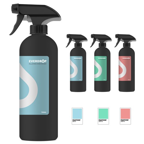 Design Premium Spray Bottle and Packaging for Cleaning Supplies por gs-designs