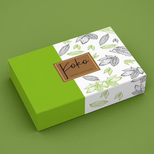 Design a folding chocolate box Design by Pro.Design_Station