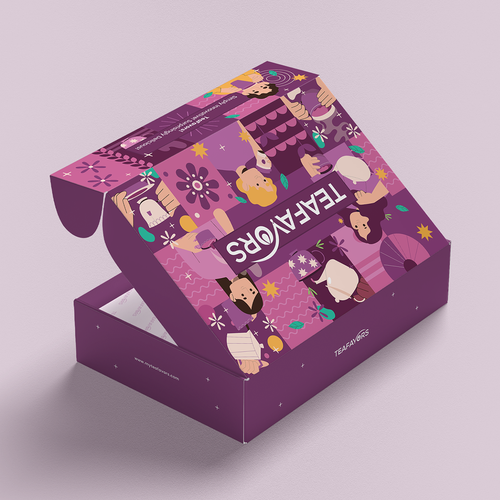 Need an eye-catching subscription box design, anyone who see the design would love to get it Design by Kedaigraphic