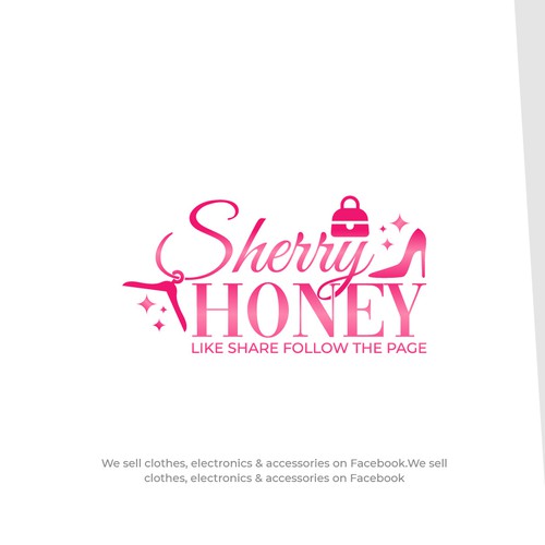 Sherry Honey clothing logo Design by MotionPixelll™