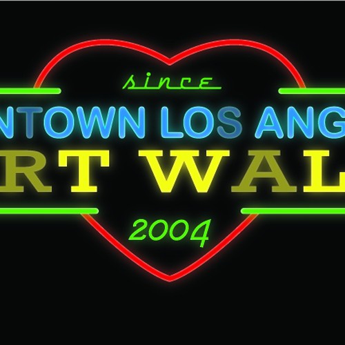 Downtown Los Angeles Art Walk logo contest Design por JNE_513