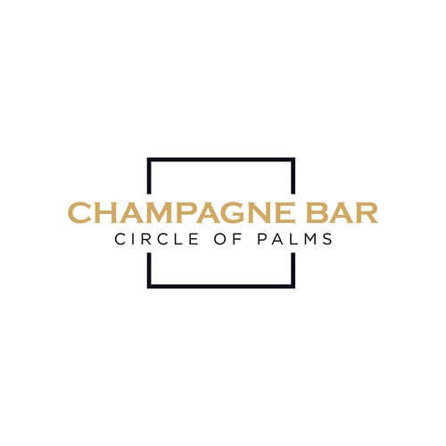 Design Luxury and modern Champagne Bar logo di subahman