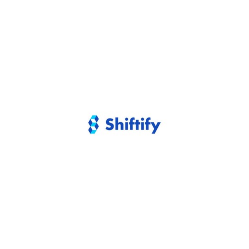 Minimalist and modern logo design for modern work shift management application Design by IdeAde