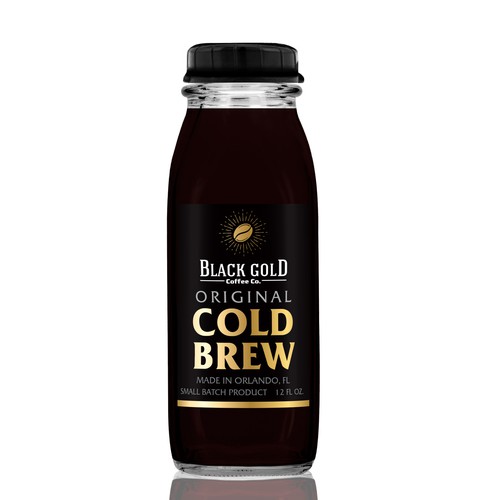 Eye-Catching Cold Brew Coffee Label Needed for Elegant/Luxury Coffee ...