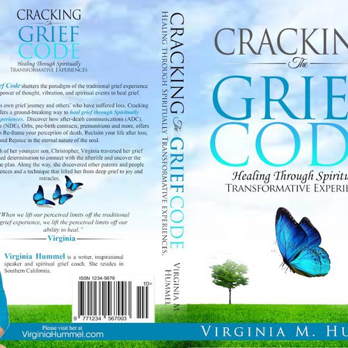 Create an intriguing paperback cover for Cracking the Grief Code Design by Arrowdesigns