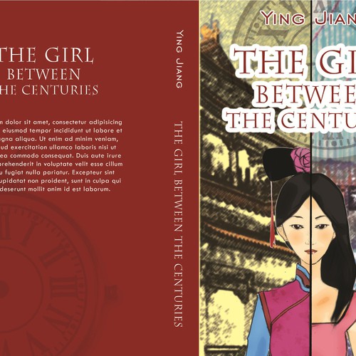 Cover for The Girl Between The Centuries Design by Well.Done