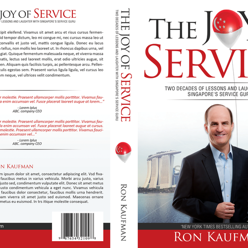 Book Cover for "The Joy of Service" Design by Sumit_S