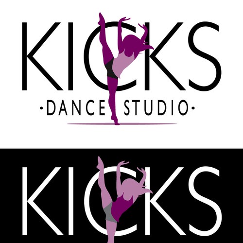 Kicks Dance Studio needs a new logo Diseño de SHANAshay
