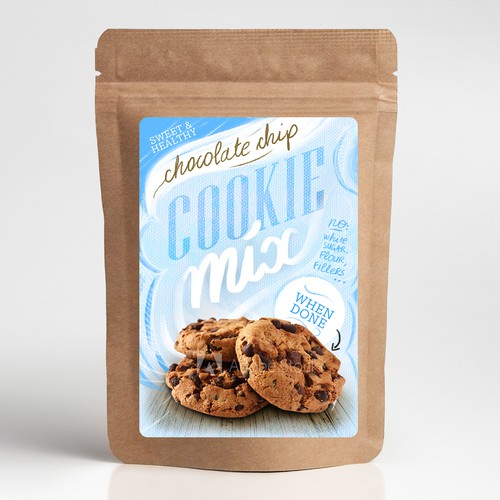 Looking for a high end label for Sweet and healthy baking mixes ...