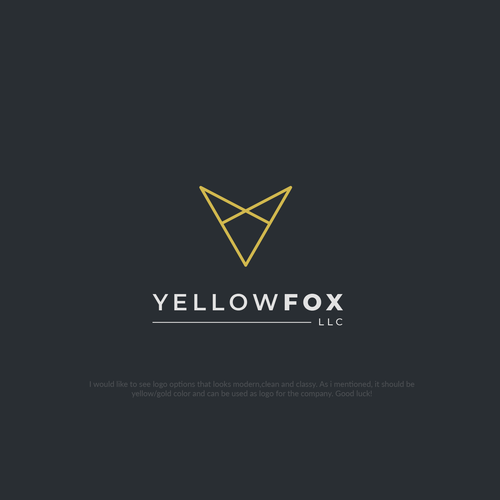 The Yellow Fox Design by ✅ dot