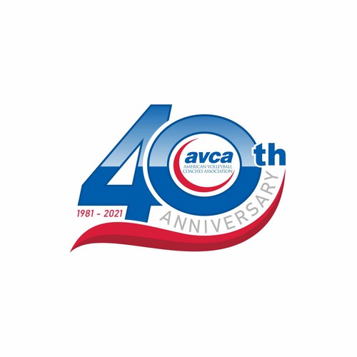 Design AVCA 40th Anniversary Logo por Rita Harty®