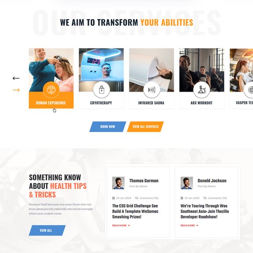 Optiimize longevity website Design by ⚡️unbox.style⚡️