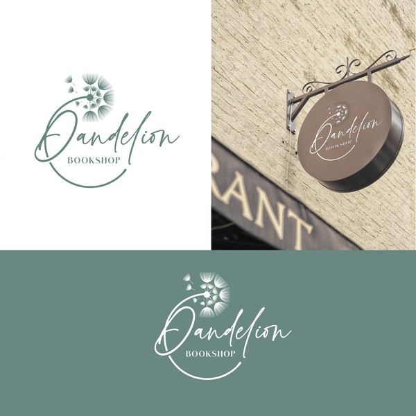 Dandelion design for bookshop