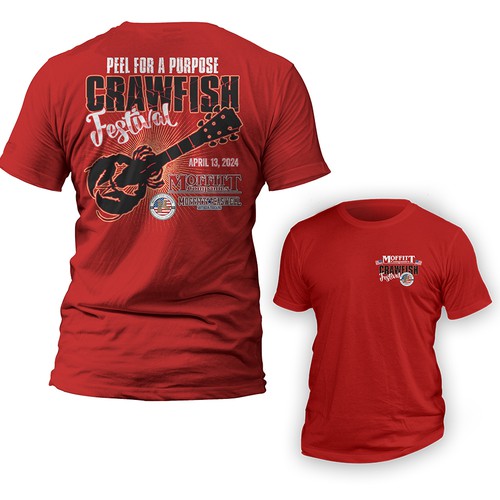 Peel For A Purpose Crawfish Festival T-Shirt! Design by Eko Pratama - eptm99