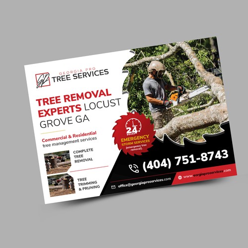 Branding for a Tree Removal Service Diseño de Krishna Arts