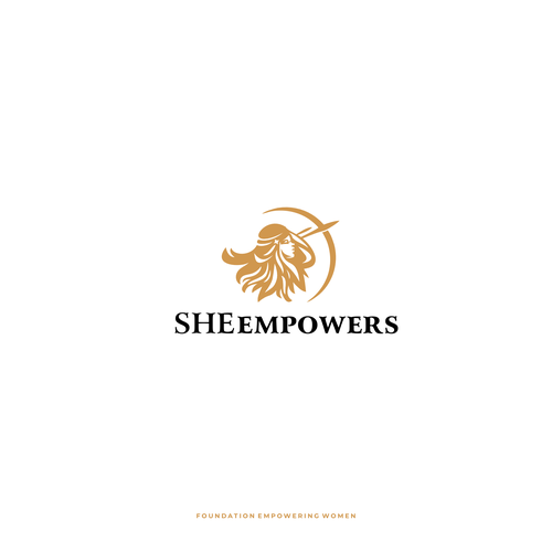 SHEempowers - luxurious design of a woman preferrably in some kind of a circle to appeal to women professionals Design by Ikim