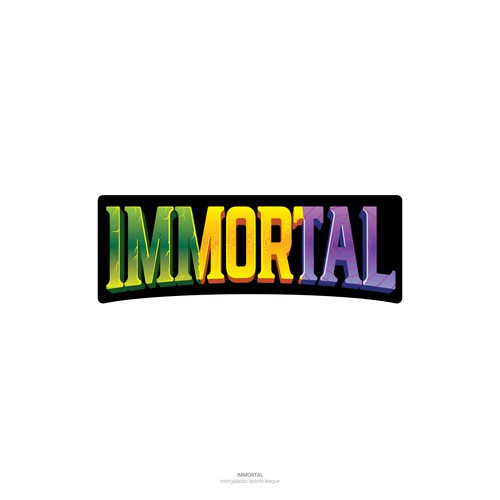 Create the logo for the most beloved Intergalactic Federal Sports; IMMORTAL! Design by maneka