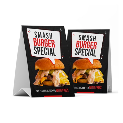 Smash Burger Marketing Materials Design by ShahanajSanu