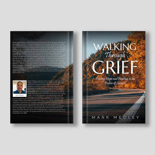 Book Cover: "Walking Through Grief" Guaranteed Winner! Design by H.Khush