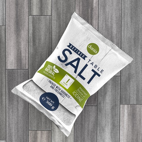 Newcomer in refined table salt business, need fresh design to attract new market Design von devel00per