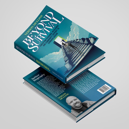 Create a powerful book cover representing resilience & survival in the context of suicide prevention Design by Ali.aamir