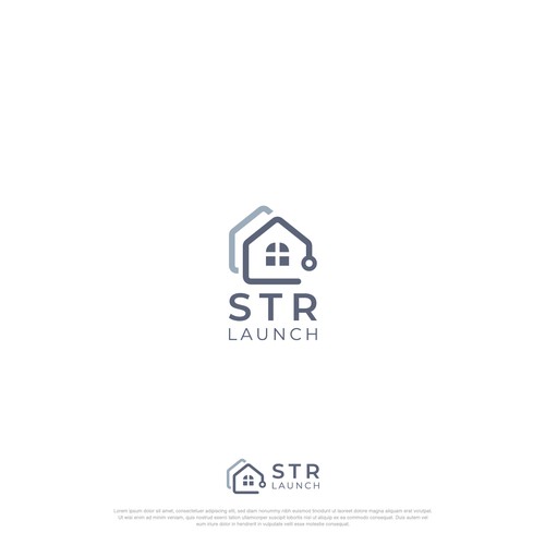 Short Term Rental SAAS Company Logo Design by Nick Camastra