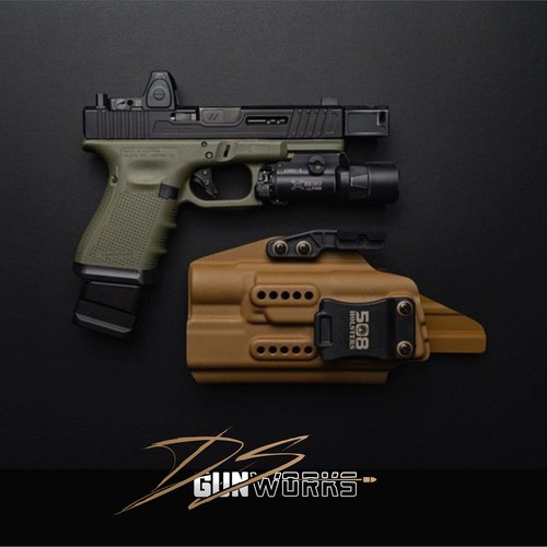 Create a dope industrial / abstract logo for a custom handgun building company Design by Alex V. Miclaus