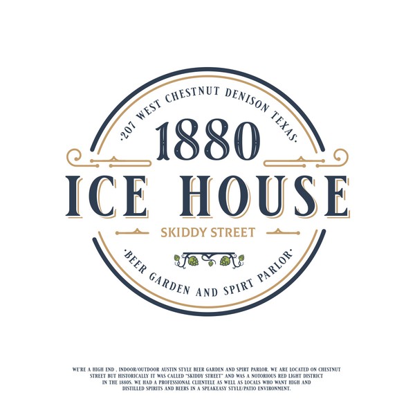 Design by ∙beko∙ titled "1880 ICE HOUSE"