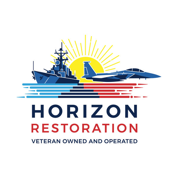 Design by BrandPremium. titled "Horizon Restoration Logo"