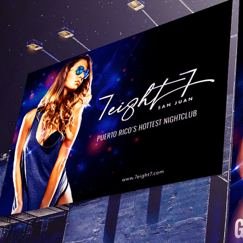 Billboard for a Nightclub and Gentlemen’s Club Design by Andrian VRA