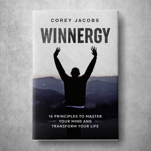 Design a sleek book cover for a man who wants to transform your mind and life! Design by Sam Arts Studio