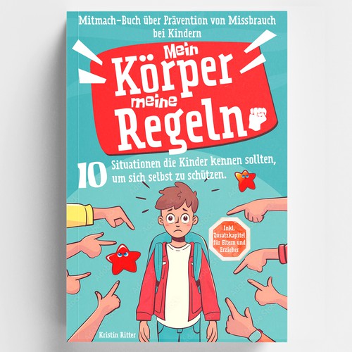 Design a beautiful book cover for a children's book about the prevention of child abuse Design by Abrar6271