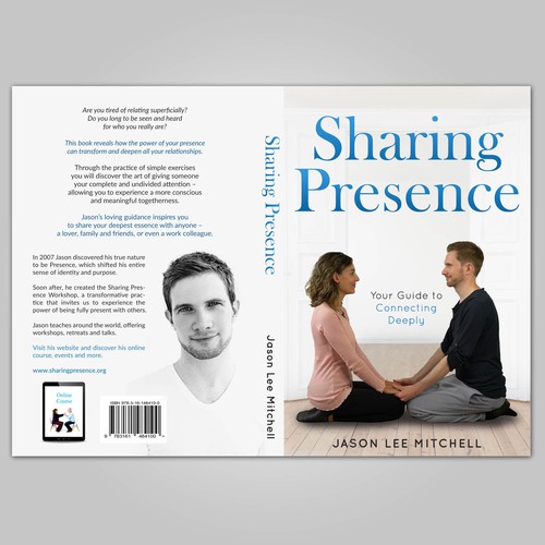 Mindfulness Book Cover on Sharing Presence Design by nOahKEaton