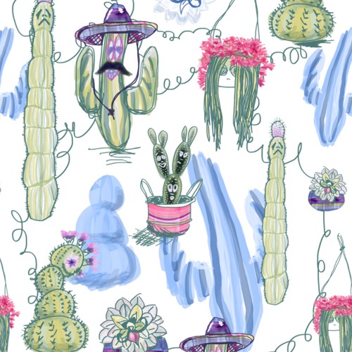 Illustrations to print onto a baby clothing- onesie, nursing cover, headbands, leggings..etc Design by Kate Oliver