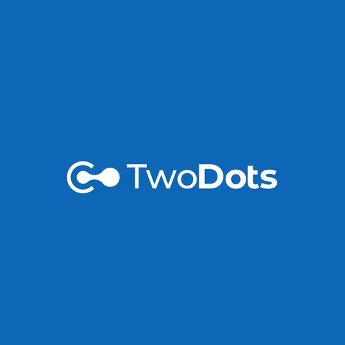 Two Dots Software Fraud Prevention Logo Design - Modern and Simple! Design by egzote.