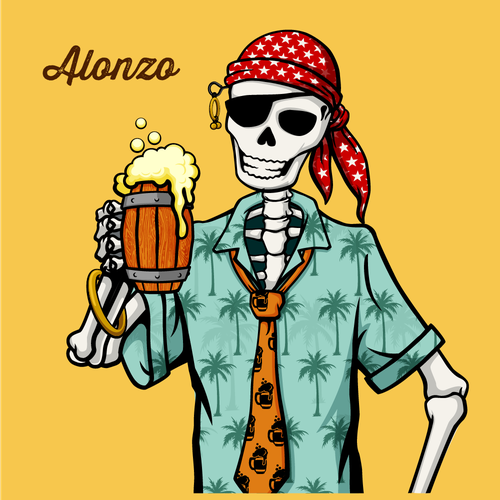 Illustrations of  Alonzo Design by GK_Kolektiv