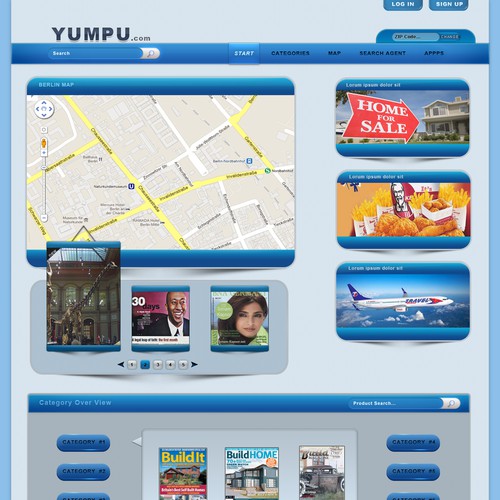 Create the next website design for yumpu.com Webdesign  Design von r0naldosla