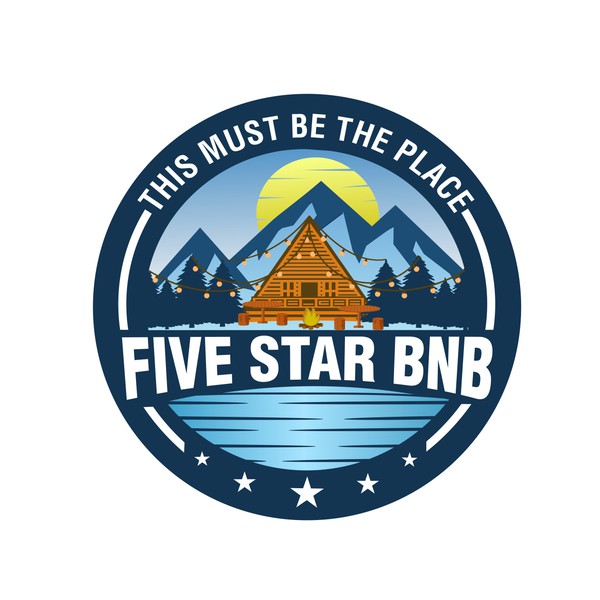 Design by MakeArt09 titled "Five Star Bnb"