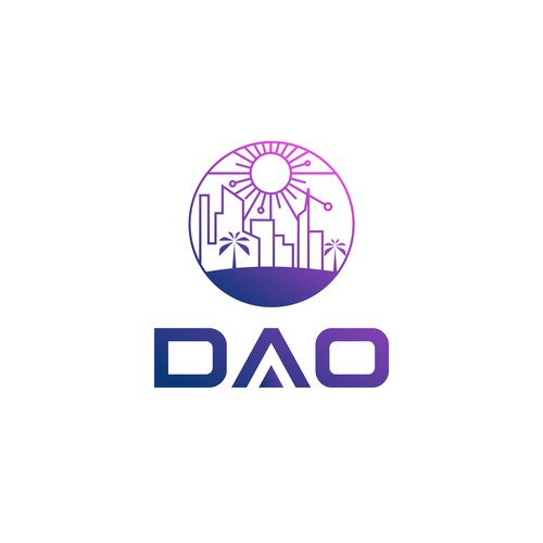 Logo — island DAO — let's buy an island — Ethereum blockchain デザイン by X-DNA